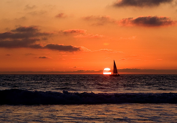 Sunset sail