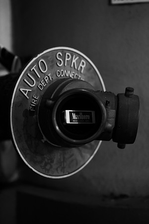 No smoking in the hydrant